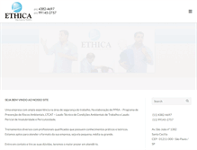 Tablet Screenshot of ethicaseguranca.com.br